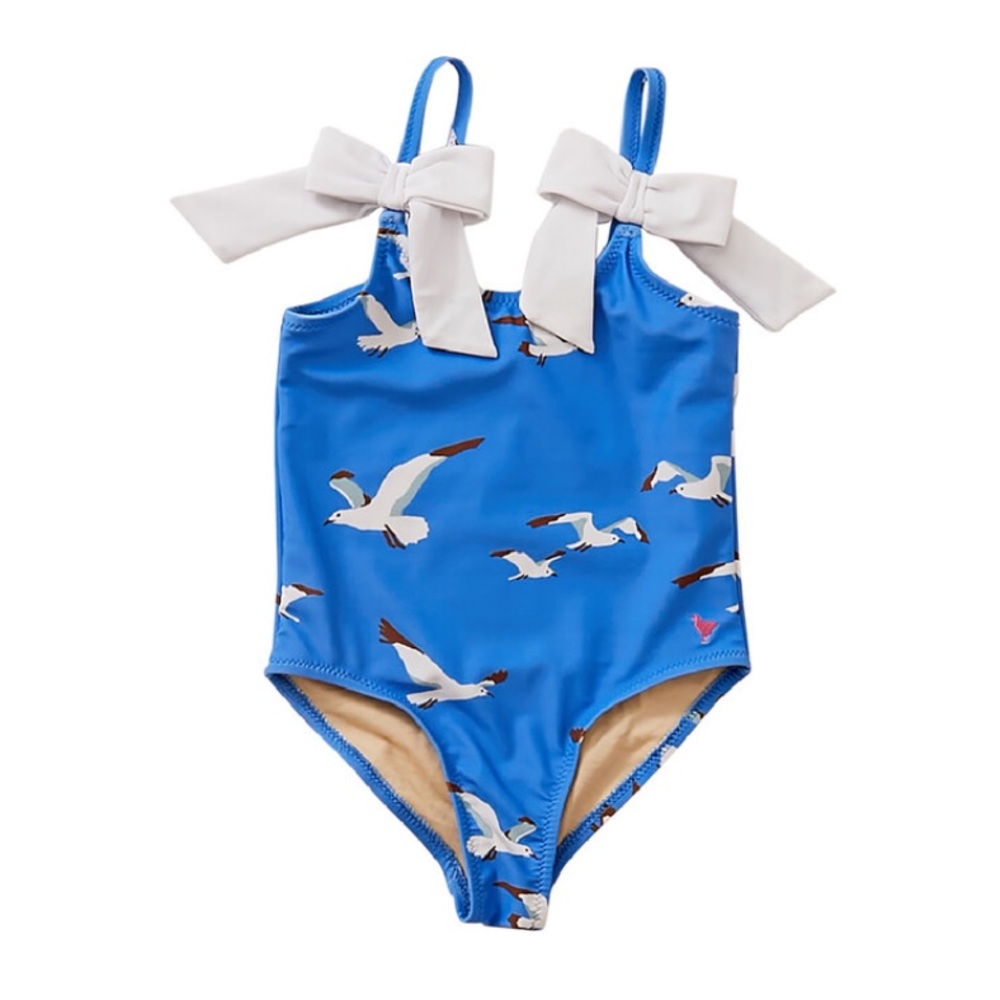 NWOT Pink Chicken baby swimsuit